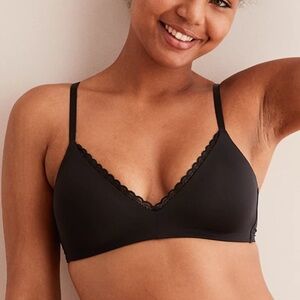 aerie real happy wireless lightly lined bra